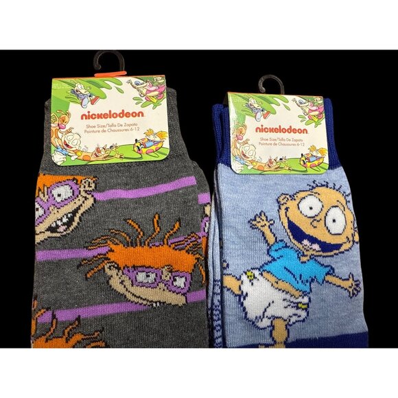 Nickelodeon Rugrats men's crew socks men’s shoe sizes 6-12 Brand New - Picture 3 of 3